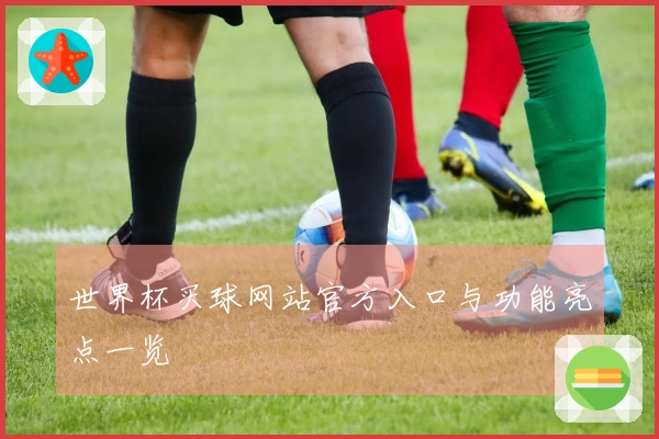 世界杯买球网站官方入口与功能亮点一览